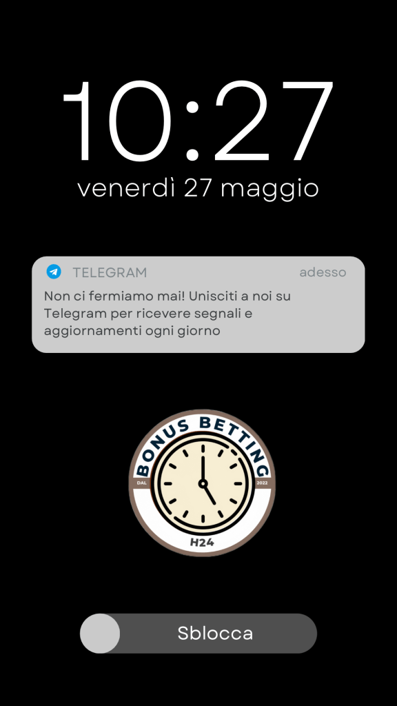 Canale telegram Bonus H24 Betting H24